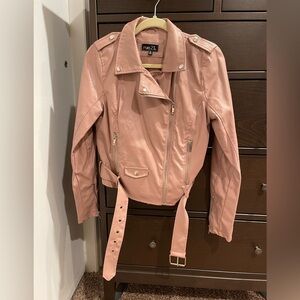 Rue21 Women's Pink Leather Jacket